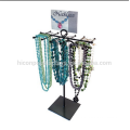 Soporte de exhibición de la joyería del collar de la encimera del metal del diseño de los muebles de la joyería